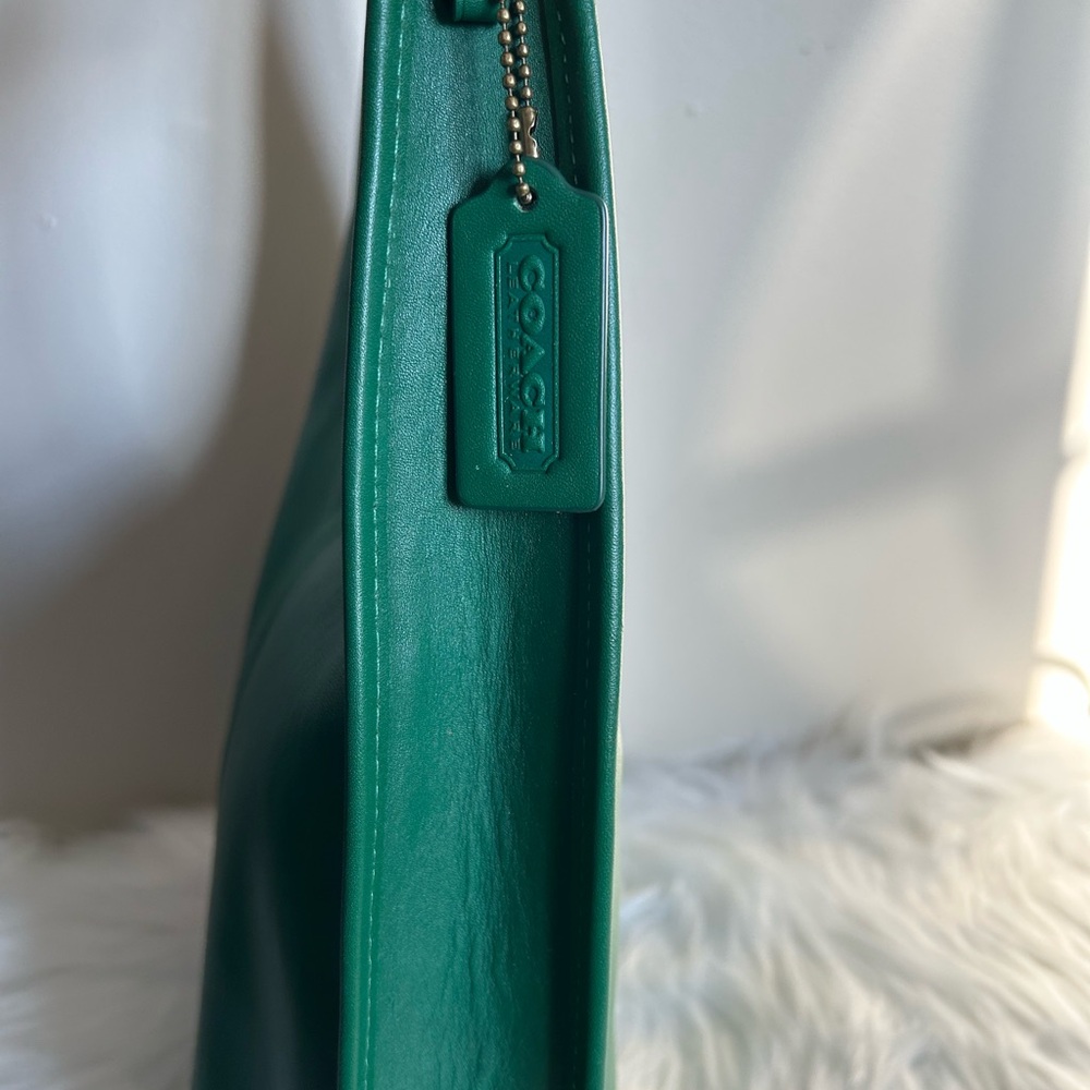 Coach Ergo Green Glovetanned Leather Hobo‎ Shoulder Bag Excellent - Picture 5 of 16